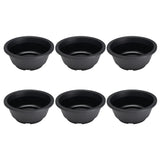 Carvallo Noir Blumentöpper i Koreansk stil | 6-pack | Robust & Dekorativ | Svart Carvallo