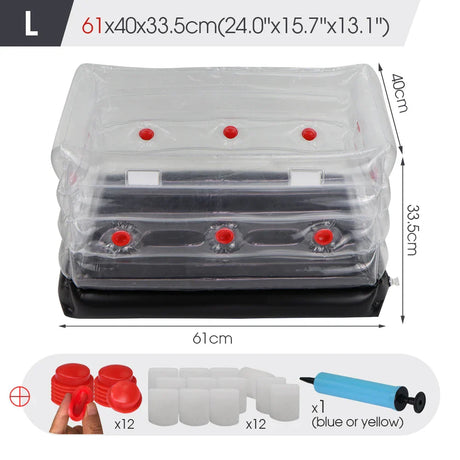 Carvallo svampodlingsset | Uppblåsbar Growbag med luftfilter | Monotub för hemmet & trädgård Carvallo