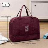 Carvallo Fällbar Resväska för Damer | Stor Helgväska i Oxford-tyg | Kabinväska för Resor, Vardag & Sport Carvallo