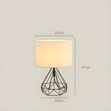 SkandiShade Lampa - Dekorativ BordsLampa i Skandinavisk Design Carvallo