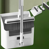 Carvallo 3-i-1 Sopset | Sop med golvborste & stå-skyffel | Extra lång handtag & håravvisande | Hemstädset Carvallo