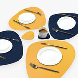 Bordunderlägg Vändbar Syntetisk Läder Matgrupp Carvallo