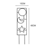 Carvallo Deco | Rankhjälp av metall för krukväxter | 10 × 40 cm | Stabil & dekorativ | För inomhus & utomhus Carvallo