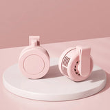 Carvallo Mini Fläkt | USB-Uppladdningsbar & Låg ljudnivå | Utan rotorblad | För att klämma fast på skjorta, bälte eller hals Carvallo