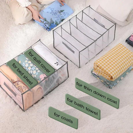 Carvallo OrdiLuxe | Med 5 fack & nätfönster | Fällbar & tvättbar | 44 × 33 × 22 cm Carvallo