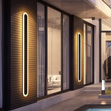 Utomhus LED Vägglampa Modern Svart Design Carvallo