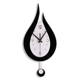 WaterDrop - Bred Modern Minimalistisk Vägghängd Klocka Carvallo