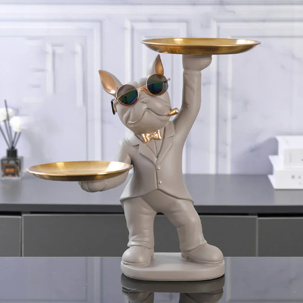 Chic Hund Figur - Lekfull & Stilig Dekor Carvallo