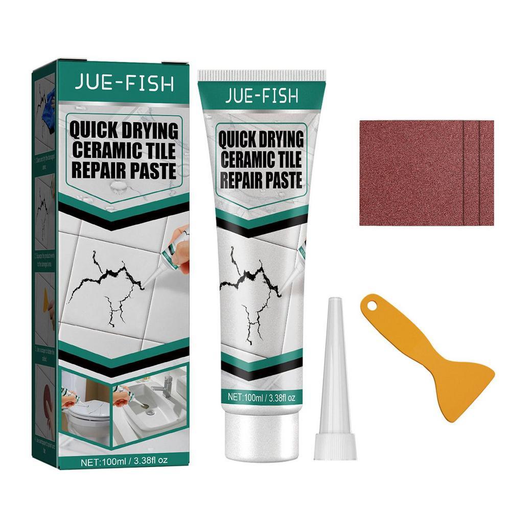 Carvallo Plattrepareringpasta | För keramik, porslin & marmor | 100 ml | Snabb, Stark & Mångsidig Carvallo