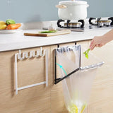 Carvallo Hängehalter | Fällbar soppåsehållare för köksskåp | Över-dörr-sopphämtare Carvallo