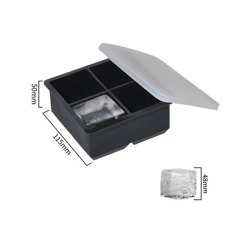 Carvallo Stor isbitsform i silikon | BPA-fri & flexibel | För XXL-isbitar, cocktails & kök | Lätt att rengöra Carvallo