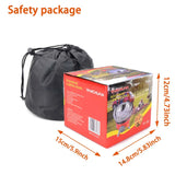 Carvallo Bärbar Gasspis för Camping med Vindskydd | 2800 W Utomhus-Gasspis med Fällfunktion & Förvaringsväska | Kompakt Campingkök för Vandring & Picknick Carvallo