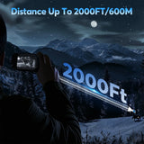 4K Infraröd Nattsyns Kikare med Zoom, 600m Räckvidd, 3" Skärm & 5000mAh Batteri Carvallo