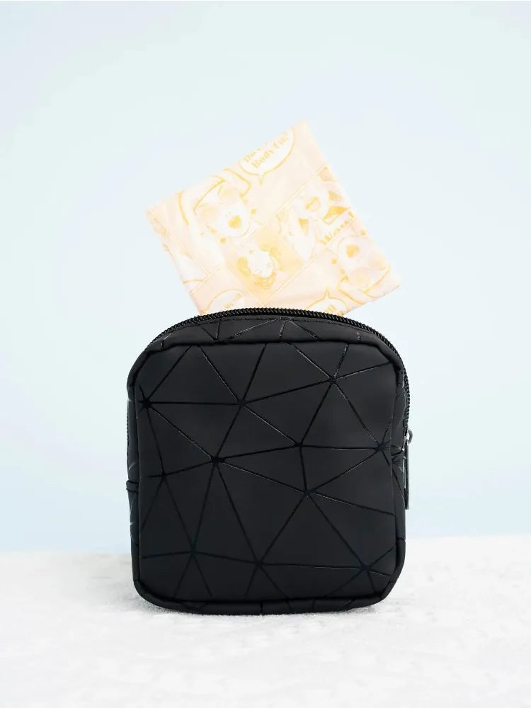 Carvallo Förvaringsväska Luniva Pocket | PU-läder | För smycken, hygienartiklar & vardag | Kompakt & Stilig | 13×4×13 cm Carvallo