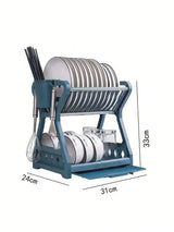 RackMaster - Fällbart diskställ för organiserad och platsbesparande köksförvaring Carvallo