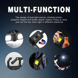 Carvallo | Nyckelring-Arbetsljus | 800 Lumen | 5 Läge | Magnetisk & Uppladdningsbar Carvallo