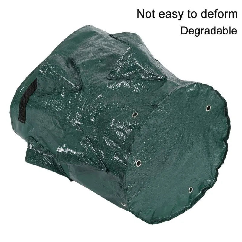 Carvallo GrowBag planterpåse för jordgubbar & grönsaker | 5/7/10 gallon | Med planteringsöppningar & bärhandtag | PE-material | Fällbar & Återanvändbar Carvallo