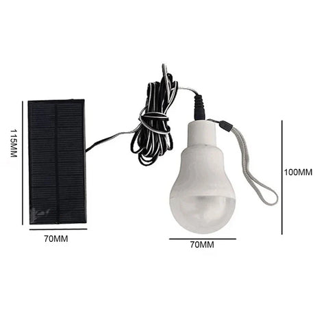 Carvallo Heliora SolarBulb | Wietrålbar | Med Solpanel & USB | Bärbar & Autark | 130 Lumen Carvallo