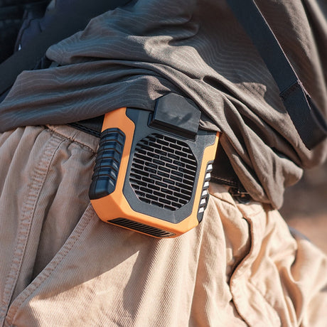 Fläkt med midjeklämma-Electronics-Hemnix-Orange-Hemnix