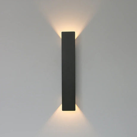 Utomhus Svart LED Vägglampa Aluminium Modern Carvallo