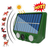 Carvallo Tiervertreiber ECOFERA DualProtect | Ultrasound & LED | IP66 Vattentät | Solardriven med USB-laddningsalternativ | 200-300 m² Täckning Carvallo