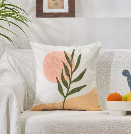 Carvallo – Jacquard Kuddöverdrag med Fina Solrosmönster Carvallo