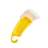 CleanFlex™ Silikon-kökskrapa | Stekpanne- & kastrullrengörare | Värmebeständig & repfri | Gul-Vit Carvallo