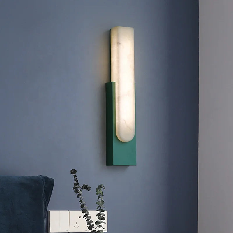 LuxaStyle - Modern nordisk LED vägglampa för vardagsrum och hall Carvallo