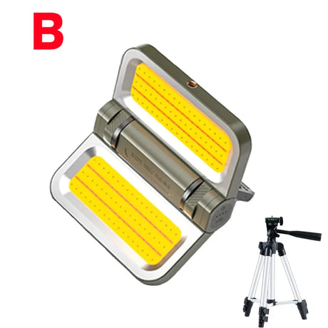 Carvallo Solaris Pro | Superljus & Fällbar | Magnetisk & Uppladdningsbar | Solar- & USB-drift Carvallo