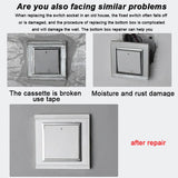 Carvallo ProMount Väggbrytarkit | För 86×86 mm brytarkassetter | Snabbmontering med stödstänger – 6-pack/10-pack Carvallo