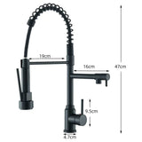 HydroSpout Kran - Flexibel Dubbelutsläpp med två lägen och 360° rotation Kran Carvallo