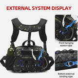 Carvallo Outdoor-Höftväska GearFlex Pro | 30 × 11 × 17 cm | Molle-system, flertalet fickor & bärkomfort | För fiske, vandring & camping Carvallo