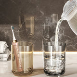 Carvallo Reserach-tandborstskålen med tandborstbox | 2-i-1 förvaringsbehållare för tandborste & munskölj | Ideal för resor Carvallo