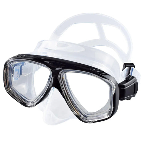 Carvallo dykmask med snorkel | 180° panoramautsikt | Antiläckage & HD-glas | Livsmedelsgodkännt silikon Carvallo