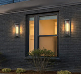 Carvallo-Vägglampa SensoLux | Med rörelsesensor | IP65 Väderbeständig | Rostfritt stål & Aluminium | LED Varmvit Carvallo