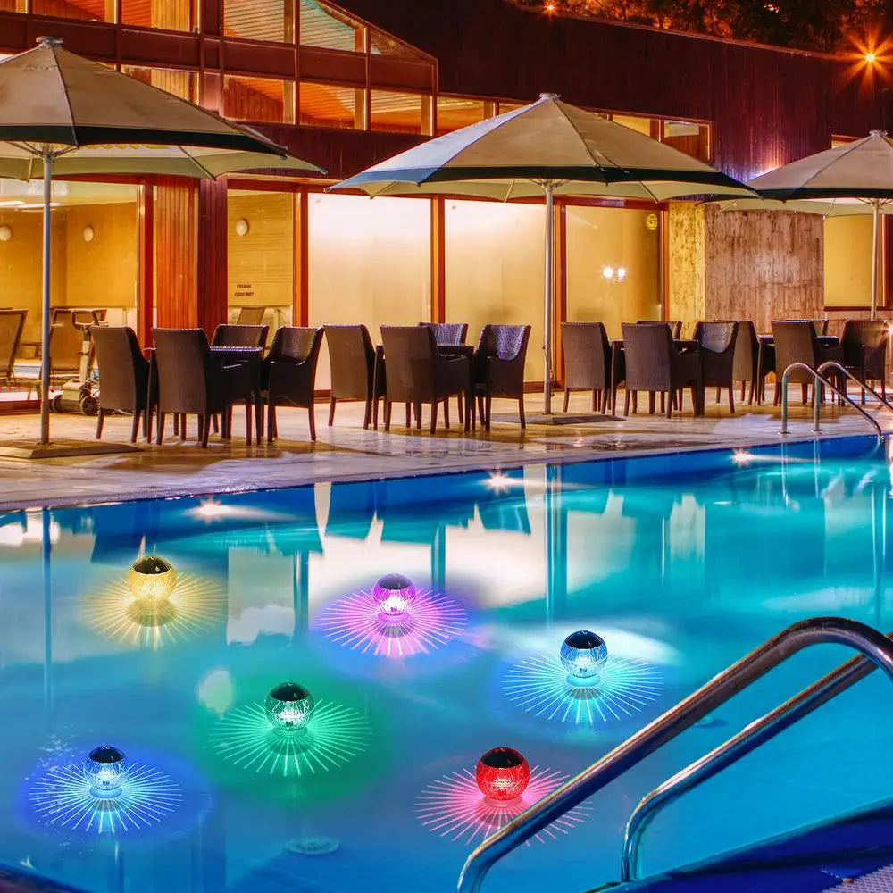 Solar LED Trädgårdsbollar – Vattentäta solarlampor för utomhusdekoration och dammbelysning Carvallo