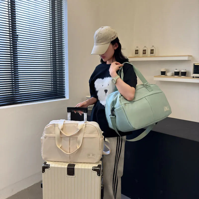 Carvallo Resväska Stor | Utbyggbar & Flerlager | Handbagage & Helgväska | Mycket Förvaringsutrymme Carvallo