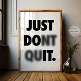 Disciplin & Motivation – Minimalistisk Citatposter på Canvas Hemnix