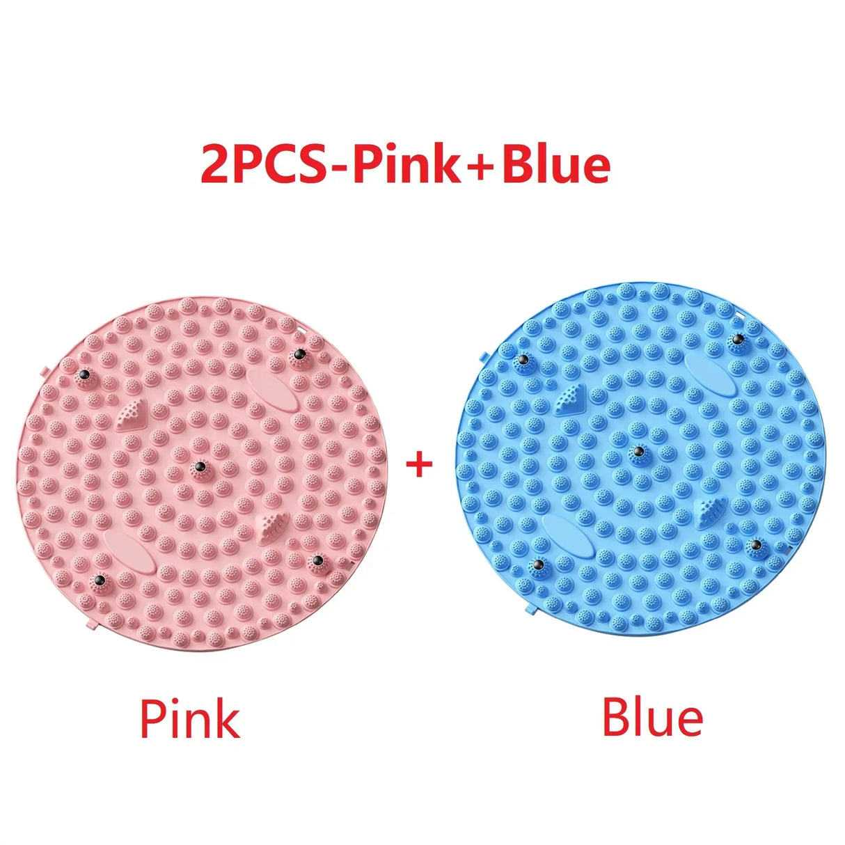 Carvallo StepBalance fotmassage akupressur fotmassage-matta 35 cm | Magnetisk & Bärbar | För avkoppling & muskelstimulering | 1 eller 2 stycken Carvallo