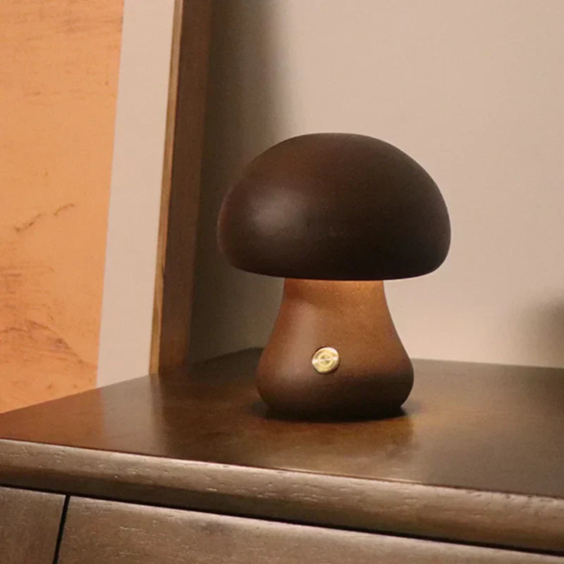 GlowMush Touch Lamp: Mjuk Ljus Dekorativ LED Bordslampa för Sovrum & Barnrum Atmosfär Carvallo