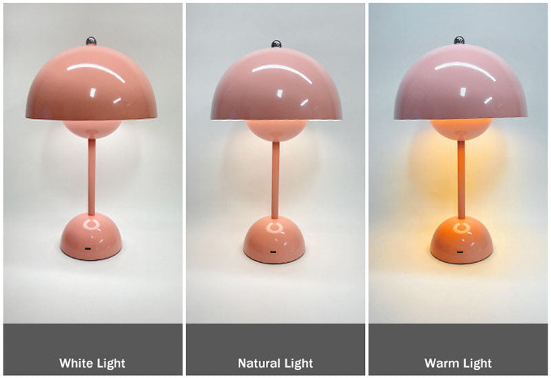 Nordisk LED Bordlampa - Uppladdningsbar Svamp Lampa Carvallo