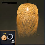 Handvävd bambus hänglampa – Belysning för tehus, restaurang och hotell Carvallo