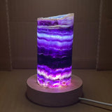 RainbowGlow – Fluorite table lamp with enchanting light effects for a calming atmosphere Carvallo