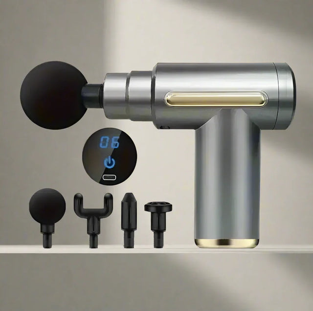 Royaleva Mini Muscle Massage Gun – Bärbar Handhållen Perkussion Massager för Djupvävnadsavlastning Carvallo