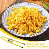 Royallure Rostfritt Stål Majskolvsskalare – Slät, Rörfri Kärnavlägsnande, Kompakt & Ergonomisk Carvallo