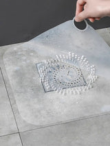 Carvallo Silikonavloppssil för håravstängning | Halkfri hårfångmatta för dusch, bad & kök – 28×28 cm Carvallo