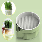 Carvallo Keimschale | Cat Grass Plant Cup | Made of food-safe PP | For wheatgrass, beans & more | Without soil Carvallo