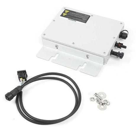 Carvallo-växelriktare Solvion WVC-300 | 300 W | Med MPPT & återströmsskydd | IP65 | För nätanslutna solsystem Carvallo