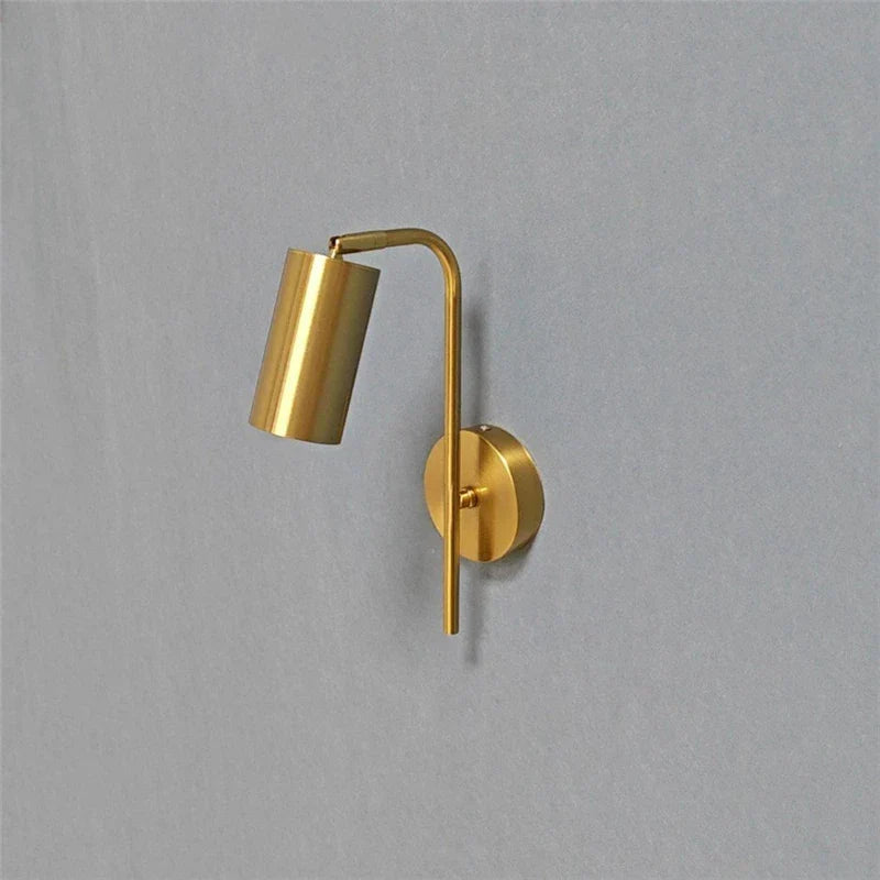 NordicLuxe - Guld Vägglampor Modern Sovrum Lampa för Läsning Carvallo