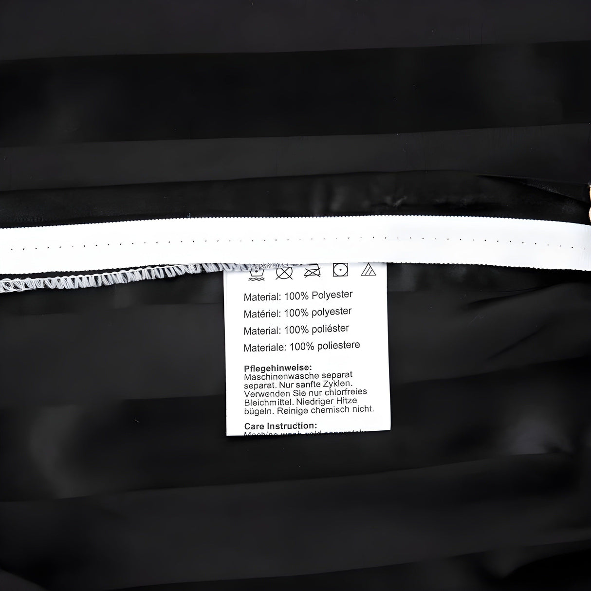 LuxSleep sängkläder set - 3-delat lyxigt randigt sängkläder set [sängkläder med dragkedja, örngott] Carvallo